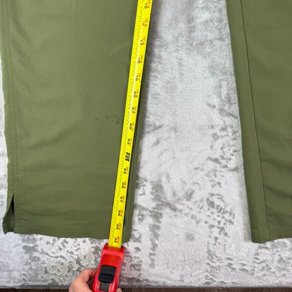 Figs Kade green staight leg nurse scrubs bottoms cargo womens Large - Picture 5 of 7